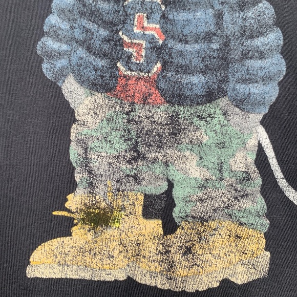 Stussy Black Thug Rat Shirt with graphics and logo - RARE - Picture 5 of 9